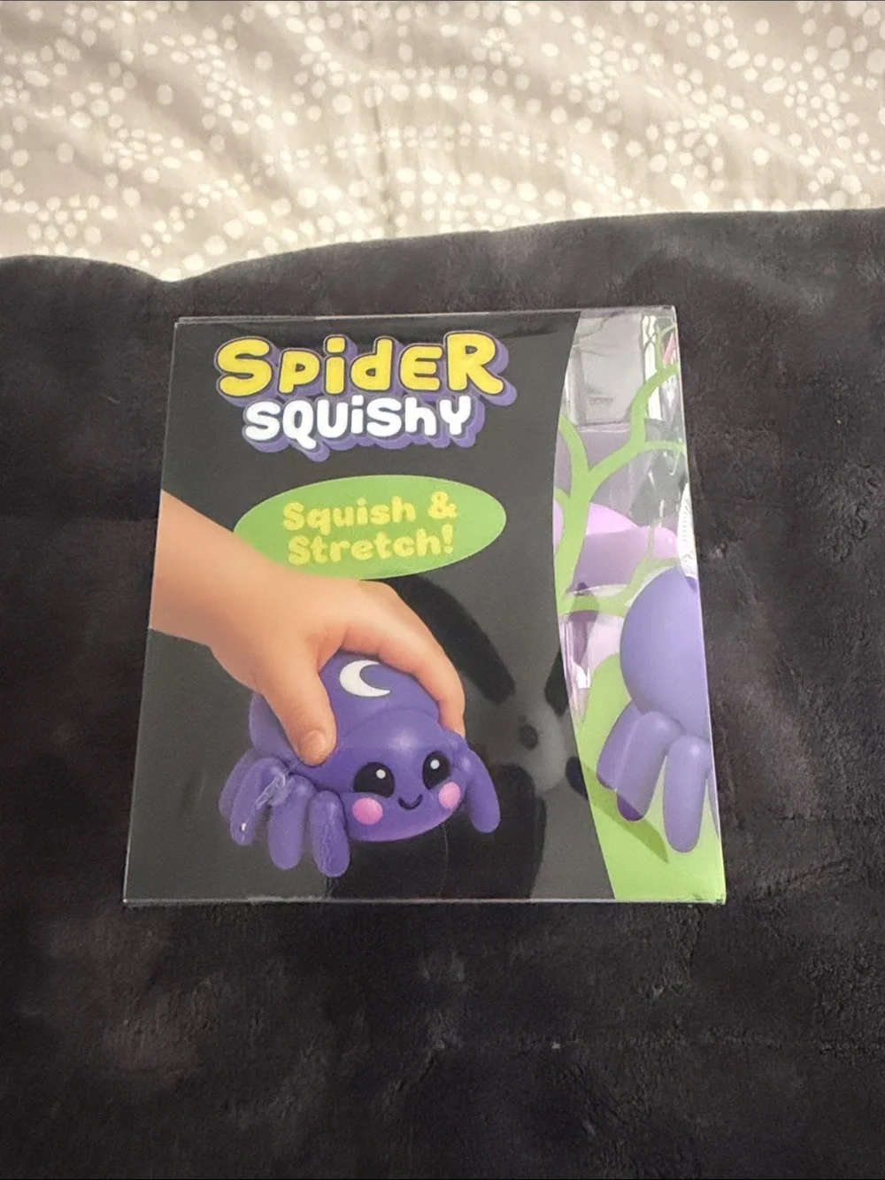 Purple Spider Squishy Toy for Kids NWT authentic
